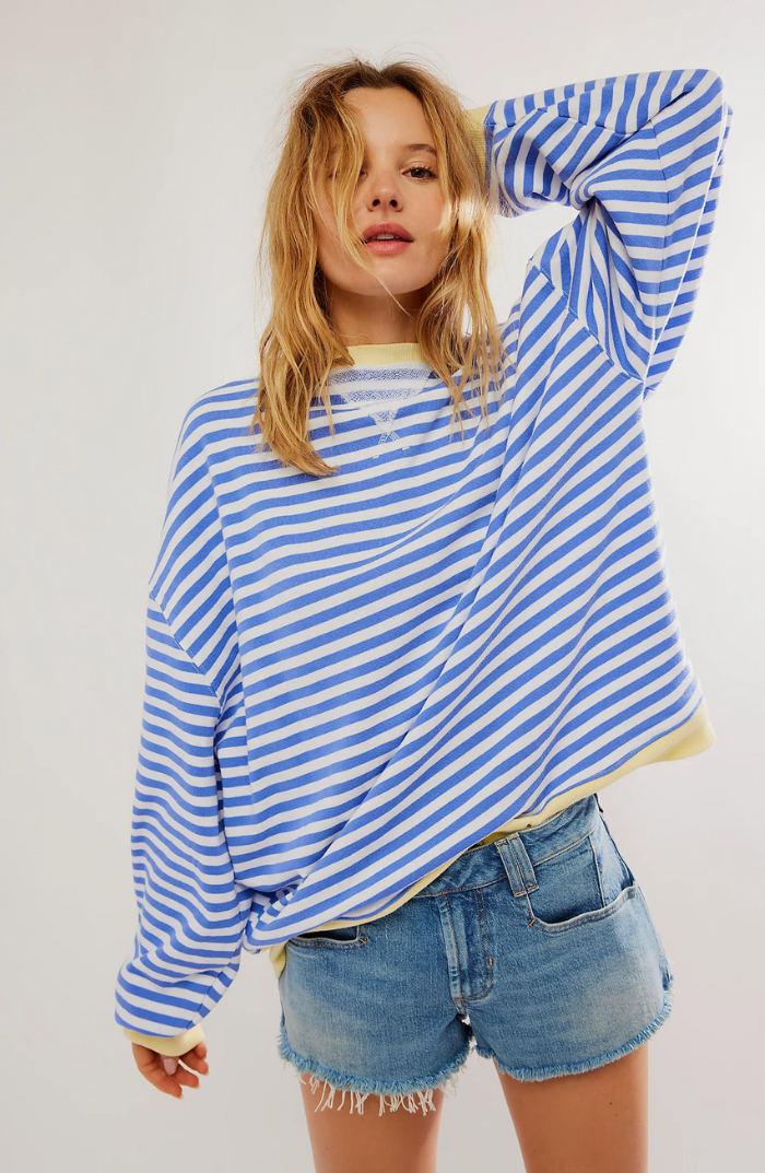 Anna™ l Trui Gestreept Oversized