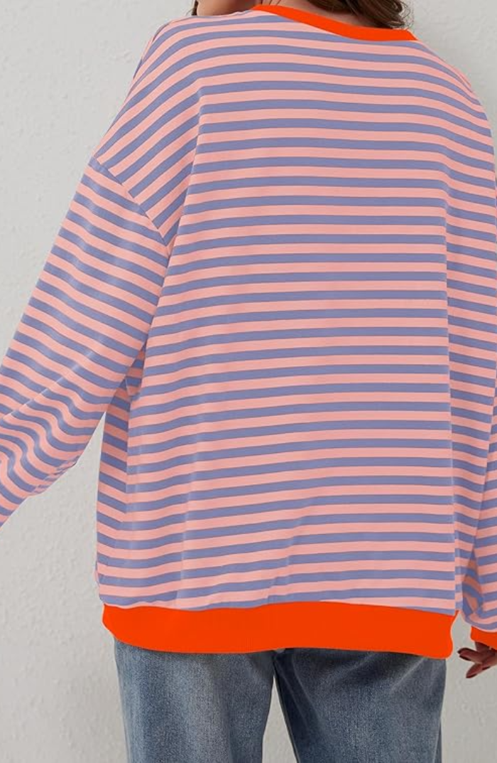 Anna™ l Trui Gestreept Oversized