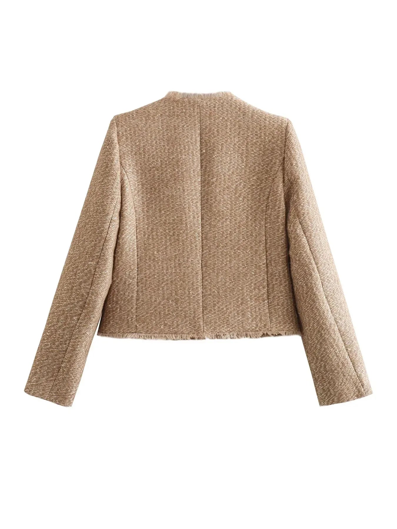 Isabel™ l Tweed Jas Cropped