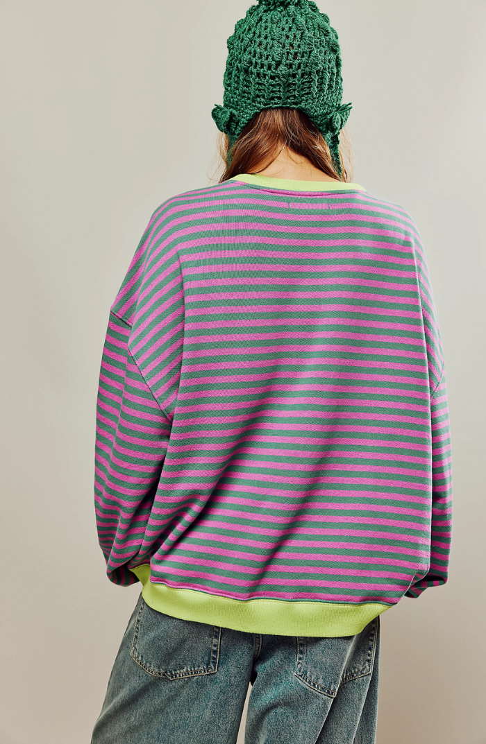Anna™ l Trui Gestreept Oversized