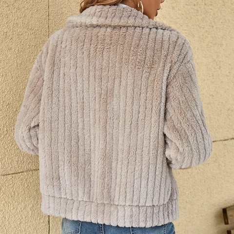 Sarah™ | Vest Teddy met Rits