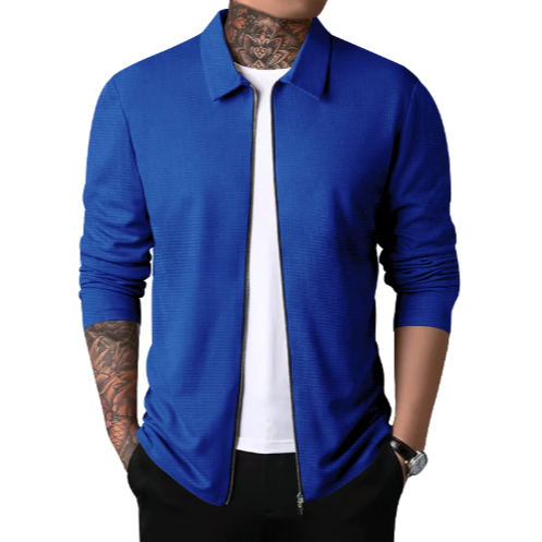 Danilo™ l Vest Casual met Kraag en Rits