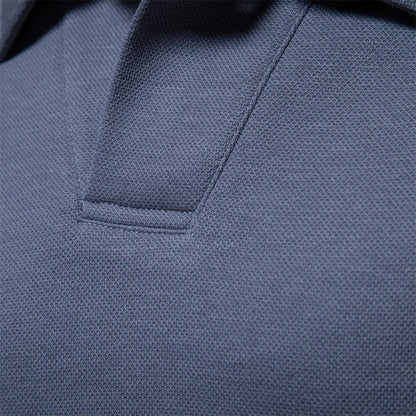 Novan™ l Polo Shirt Lange Mouwen Katoen
