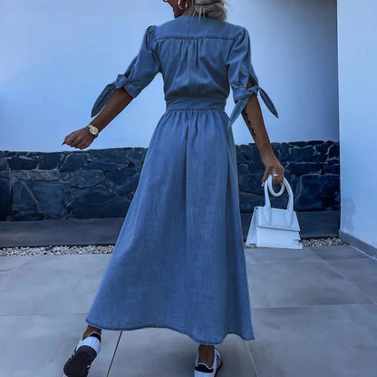 Alice™| Elegante Denim Jurk