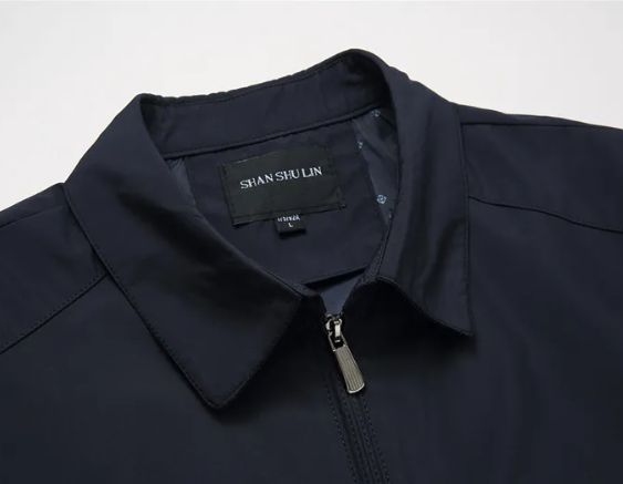 Leonardo™｜Nette Jas met Kraag Katoen