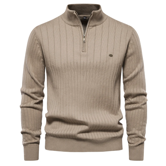 Edward™ l Gebreide Trui Hoge Rits