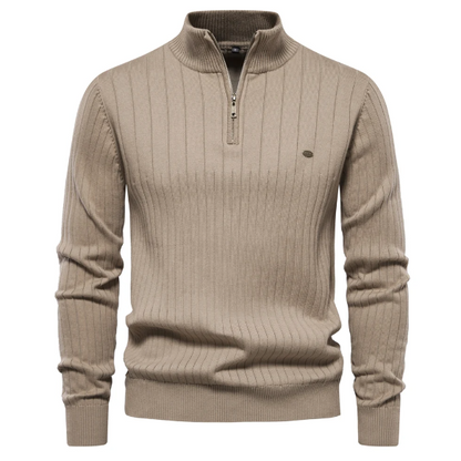 Edward™ l Gebreide Trui Hoge Rits